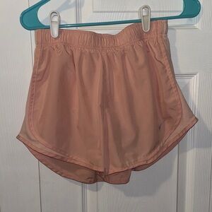 Nike Peach/Light Pink Athletic Running Shorts